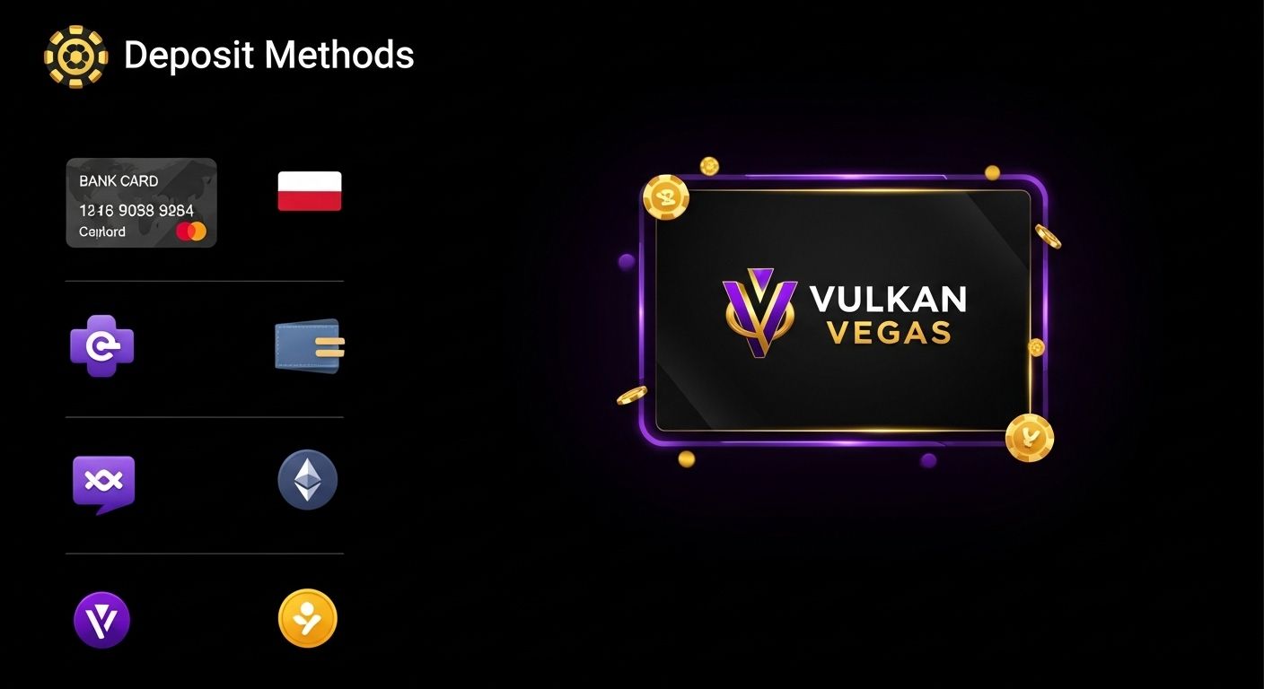 Dostępne metody wpłat casino payment options